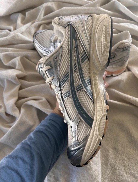 Asics kayano 14 white bouleaux argent pur or sarcelle orange Birch oak