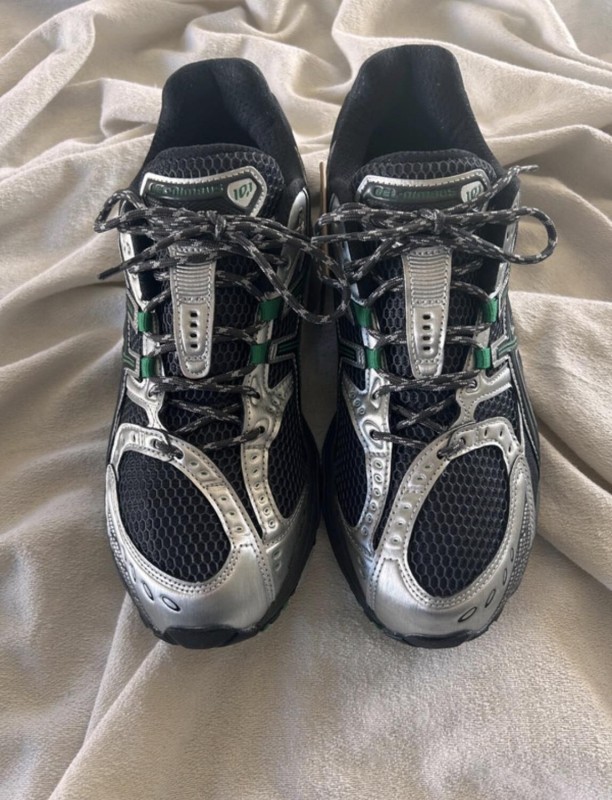 Asics gel nimbus 10.1 obsidian grey green brasil black silver 2