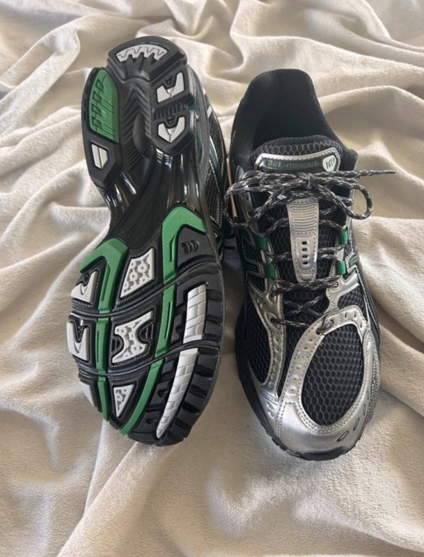 Asics gel nimbus 10.1 obsidian grey green brasil black silver 2