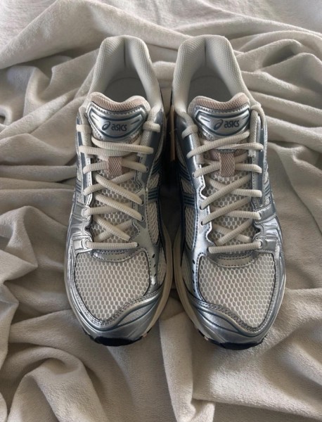 Asics kayano 14 white bouleaux argent pur or sarcelle orange Birch oak