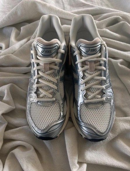 Asics kayano 14 white bouleaux argent pur or sarcelle orange Birch oak