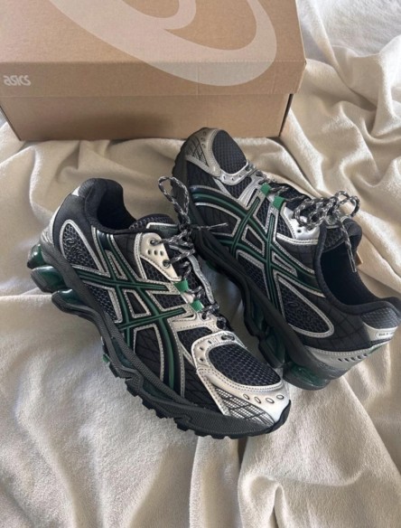 Asics gel nimbus 10.1 obsidian grey green brasil black silver