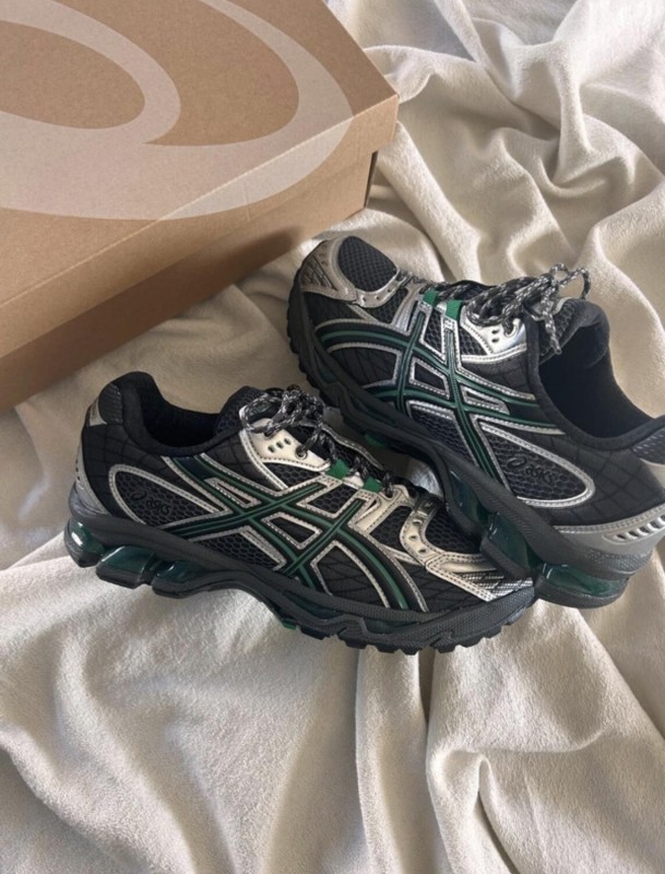 Asics gel nimbus 10.1 obsidian grey green brasil black silver 2