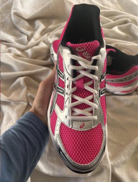 Asics gel 1130 neon pink glow silver
