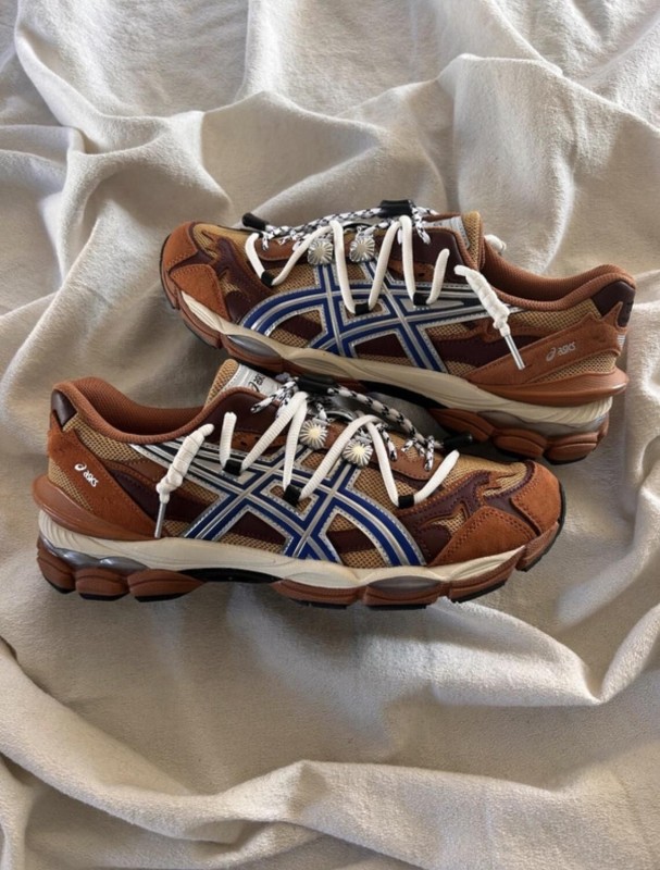 Asics Toga cumulus 16 brown brun blue pure silver