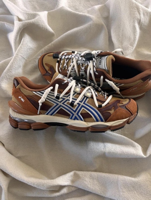 Asics Toga cumulus 16 brown brun blue pure silver 2