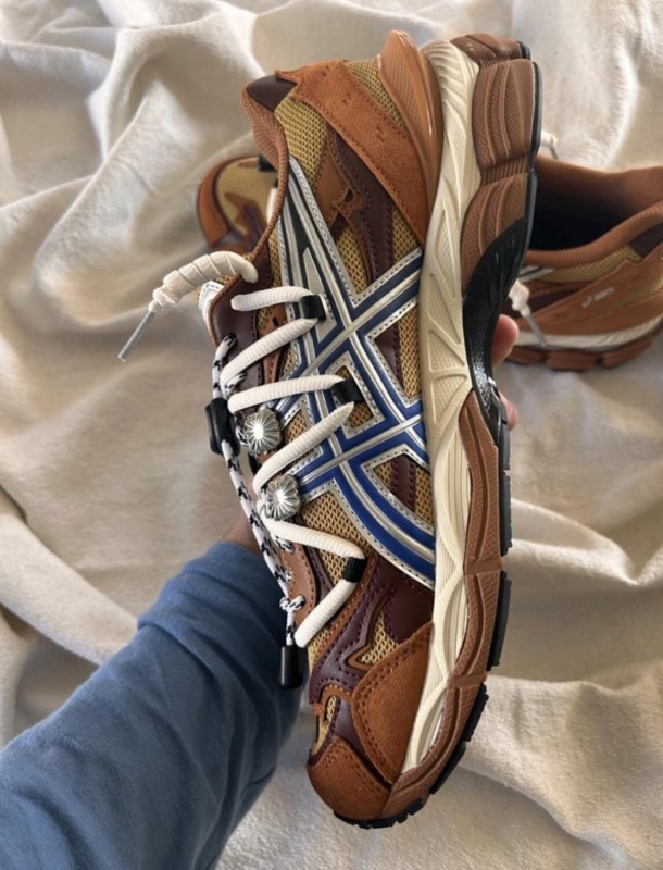 Asics Toga cumulus 16 brown brun blue pure silver 2