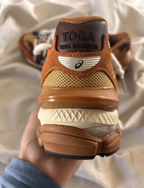 Asics Toga cumulus 16 brown brun blue pure silver