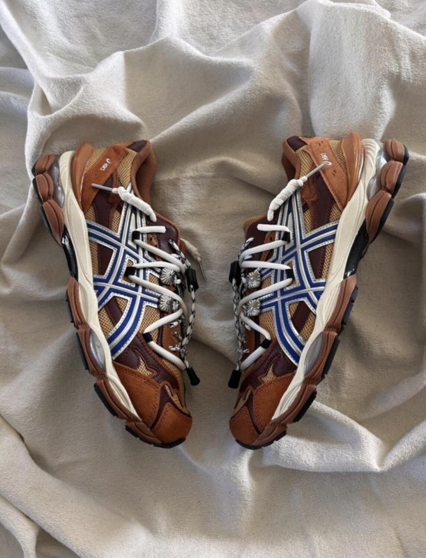Asics Toga cumulus 16 brown brun blue pure silver 2