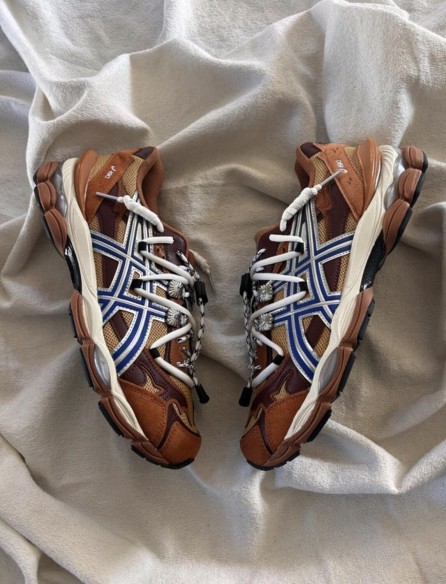 Asics Toga cumulus 16 brown brun blue pure silver