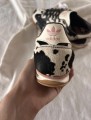 adidas Sl72 pink cow print cream white and black
