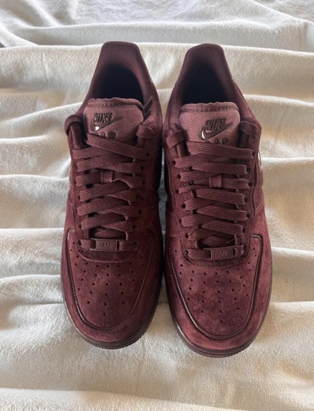 Nike air force 1 brown burgundy crush cherry bordeaux