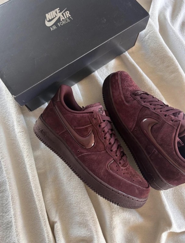 Nike air force 1 brown burgundy crush cherry bordeaux 2