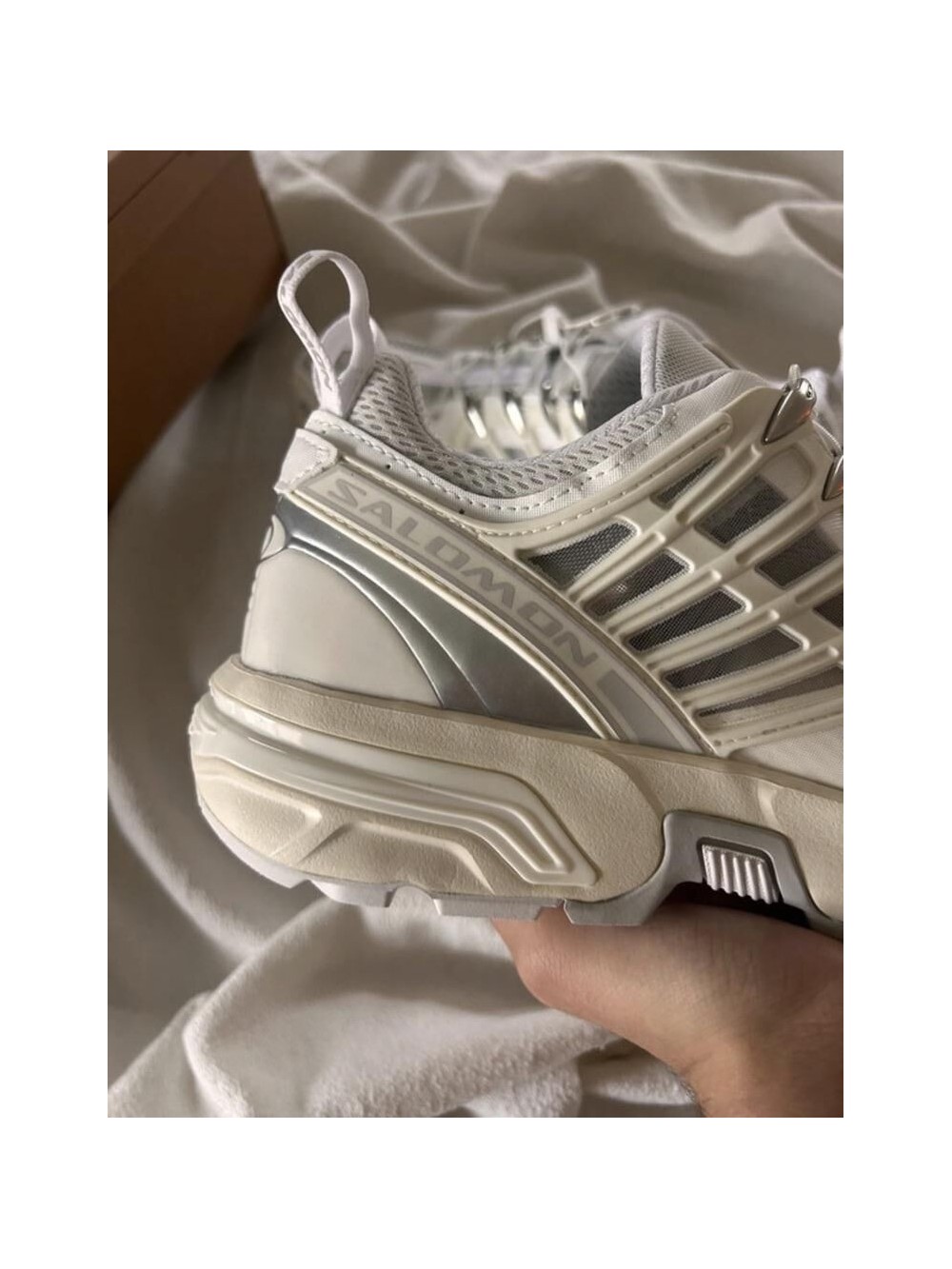 Salomon ACS cream White vanilla ice lunar rock - 43