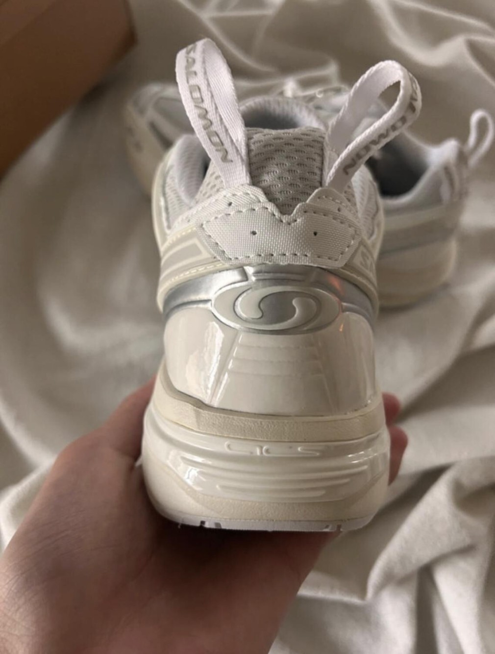 Salomon ACS cream White vanilla ice lunar rock - 43