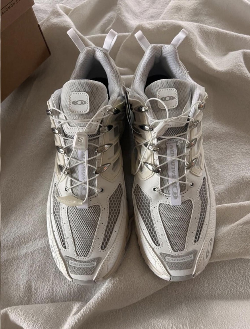 Salomon ACS cream White vanilla ice lunar rock - 43
