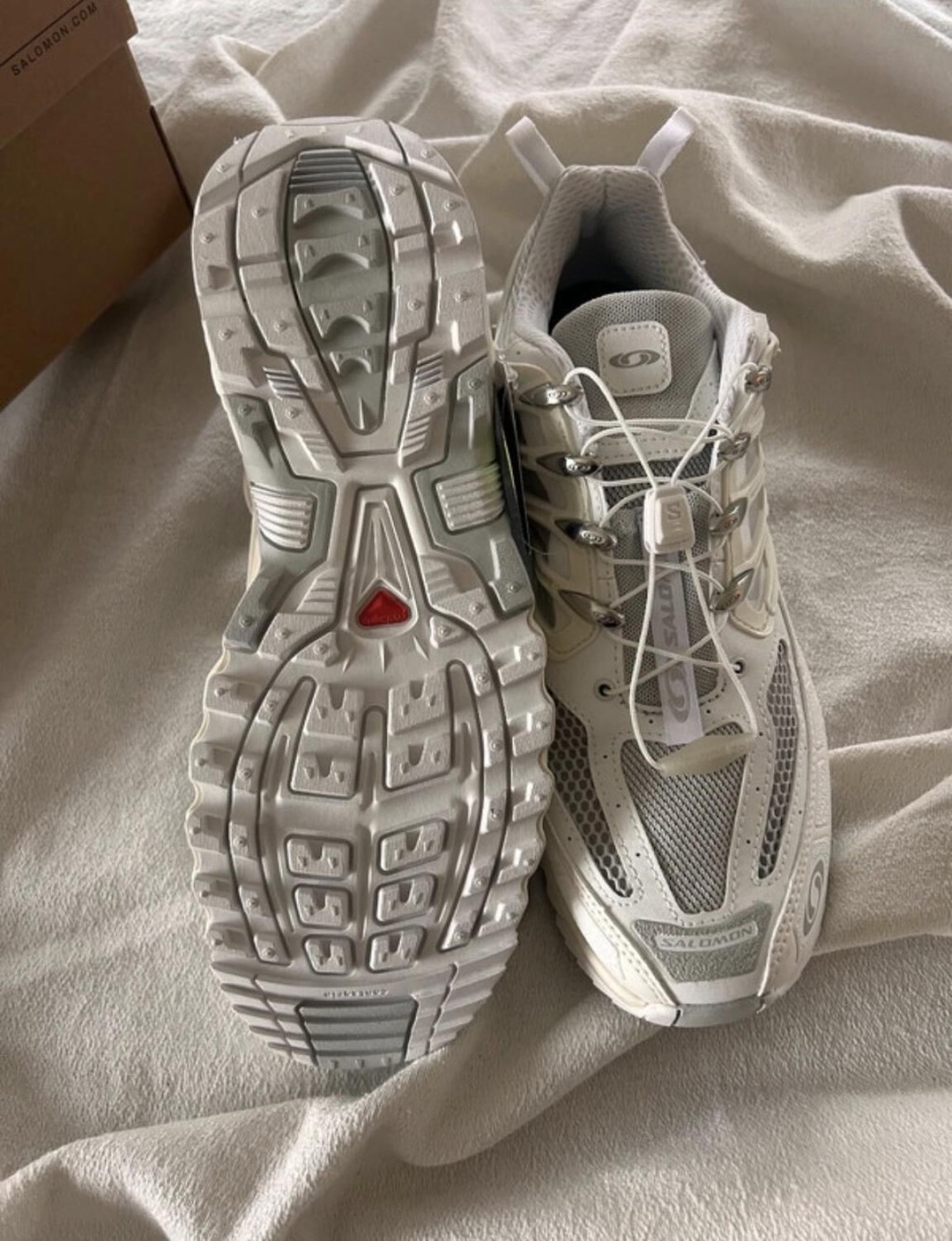 Salomon ACS cream White vanilla ice lunar rock - 43