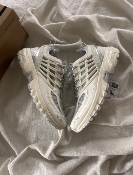 Salomon ACS cream White vanilla ice lunar rock - 43