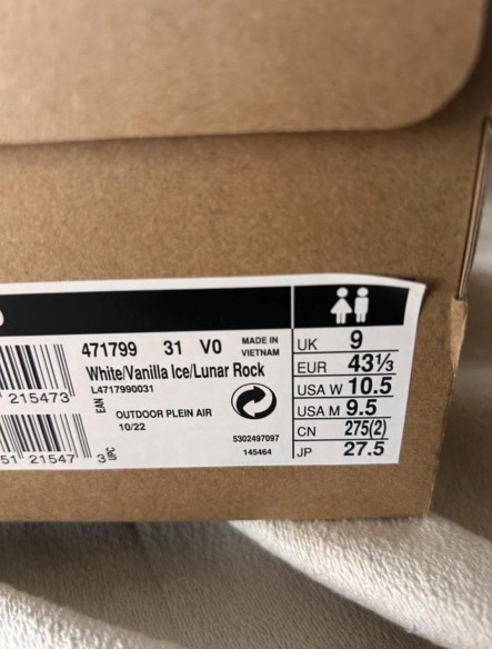 Salomon ACS cream White vanilla ice lunar rock - 43