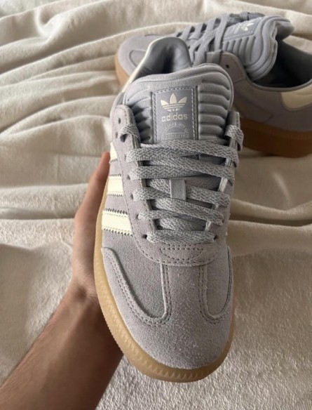 adidas samba XLG blue light lavender grey