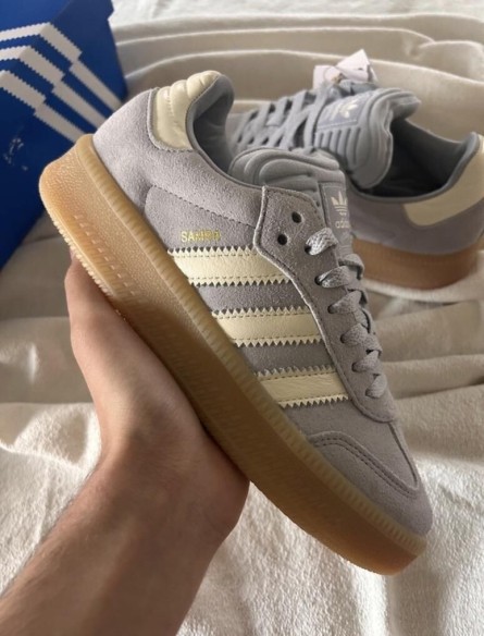 adidas samba XLG blue light lavender grey