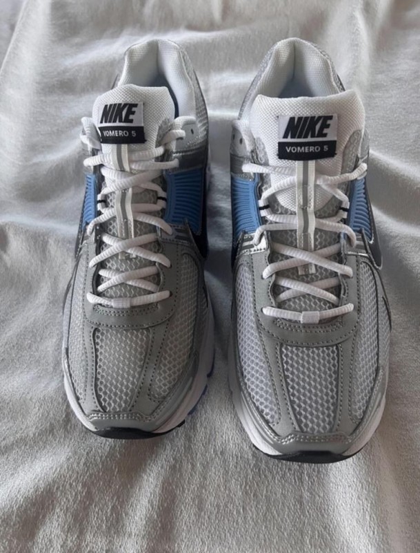 Nike zoom vomero 5 blue white black pure platinum metallic 2