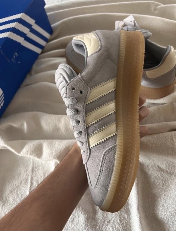 adidas samba XLG blue light lavender grey 2
