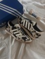 adidas Sl72 pink cow print cream white and black