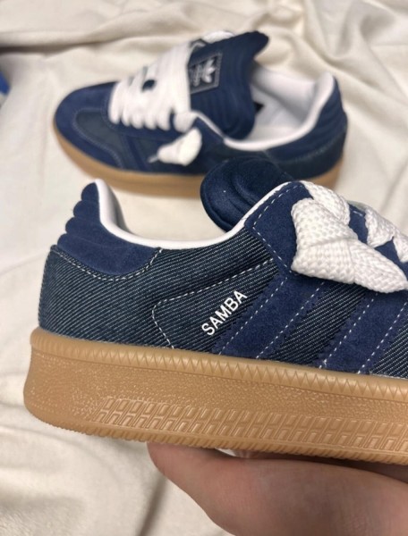 adidas samba XLG blue night indigo ftwr white jean denim