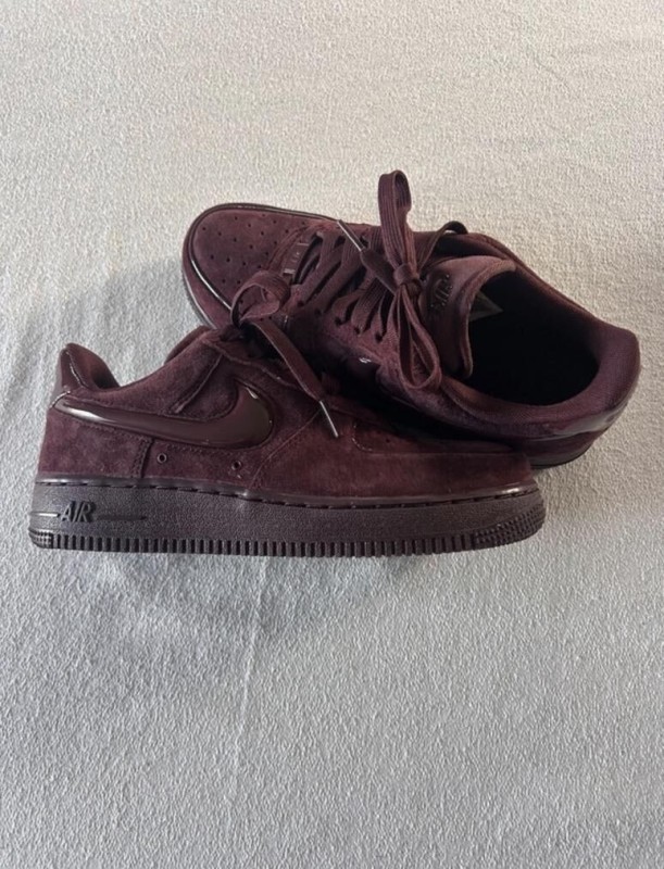 Nike air force 1 brown burgundy crush cherry bordeaux 2