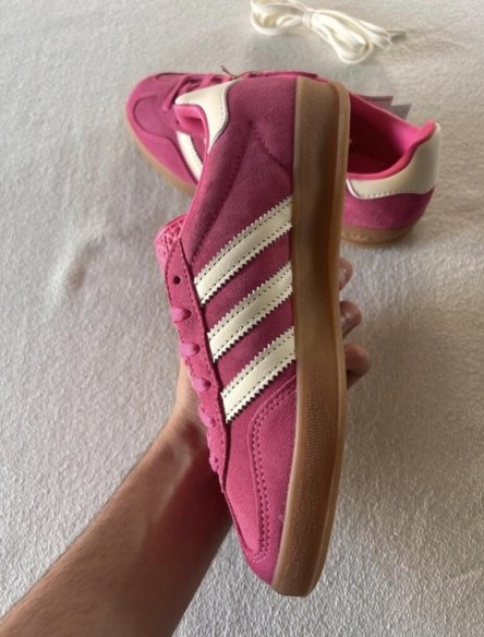 adidas gazelle pink off white pulma