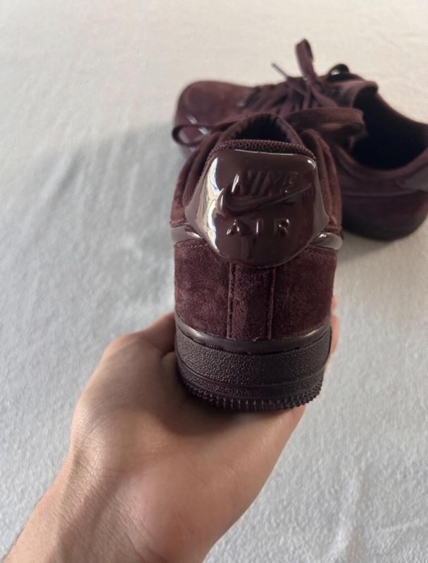 Nike air force 1 brown burgundy crush cherry bordeaux 2