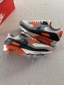 Nike airmax 90 white summit safety orange smoke grey