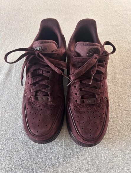 Nike air force 1 brown burgundy crush cherry bordeaux