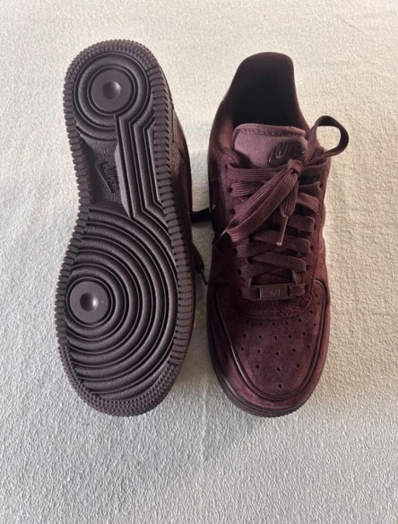 Nike air force 1 brown burgundy crush cherry bordeaux