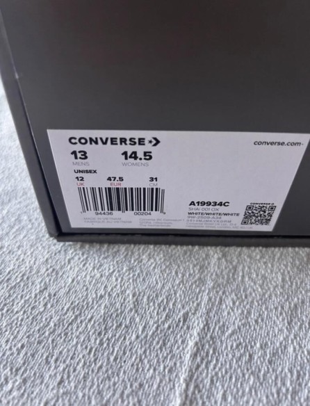 Converse shai white slate