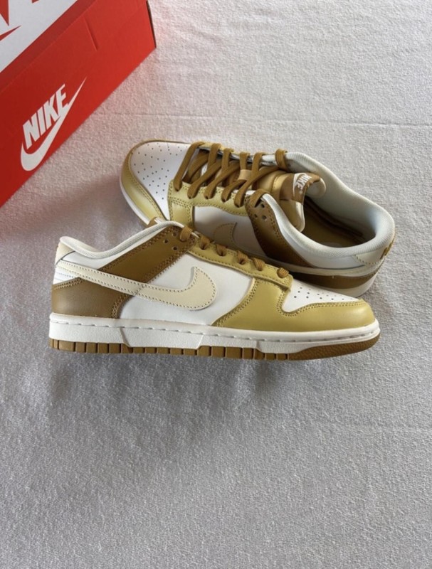 Nike dunk low retro bronzine coconut milk cream yellow 2