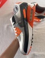 Nike airmax 90 white summit safety orange smoke grey