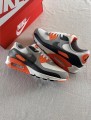 Nike airmax 90 white summit safety orange smoke grey