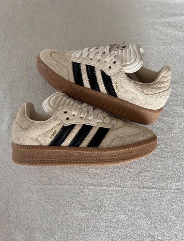adidas samba xlg white core black cardboard cream