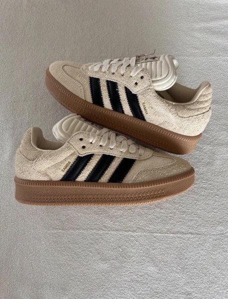 adidas samba xlg white core black cardboard cream