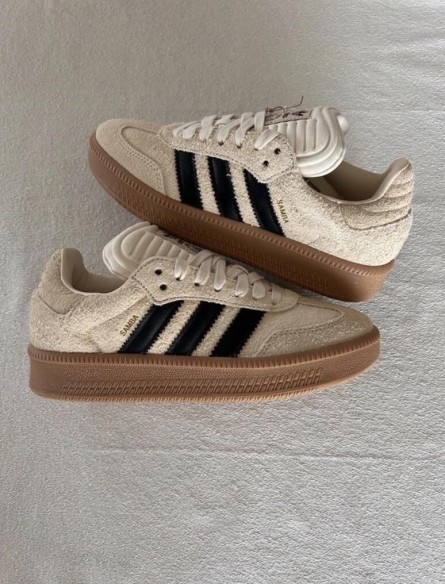 adidas samba xlg white core black cardboard cream