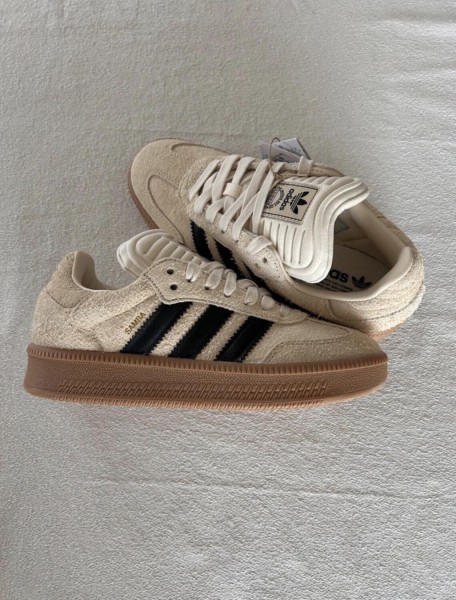adidas samba xlg white core black cardboard cream