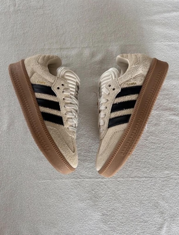 adidas samba xlg white core black cardboard cream 2