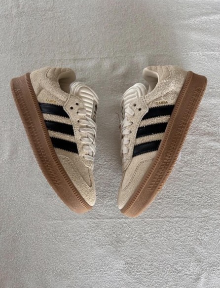 adidas samba xlg white core black cardboard cream