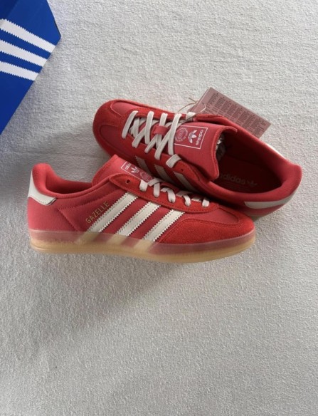 adidas gazelle creed red alumina white