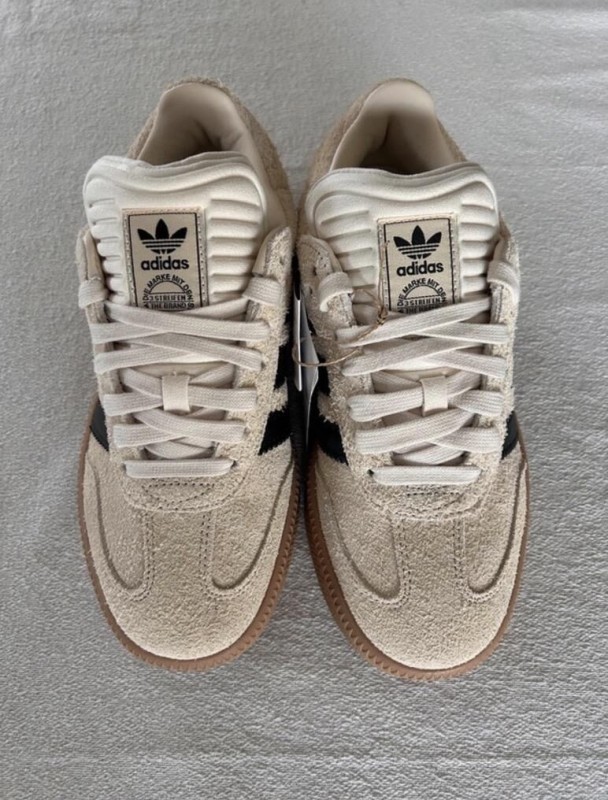 adidas samba xlg white core black cardboard cream 2