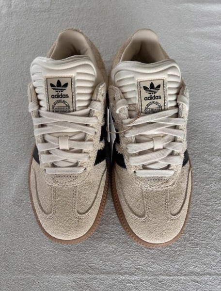 adidas samba xlg white core black cardboard cream