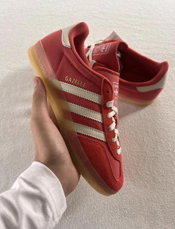 adidas gazelle creed red alumina white 2