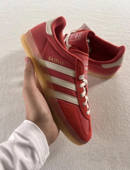 adidas gazelle creed red alumina white